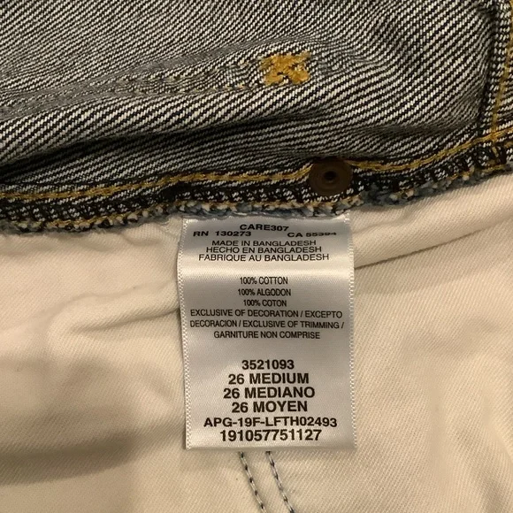 Lee vintage modern high rise midi skirt size 26 - Picture 8 of 10